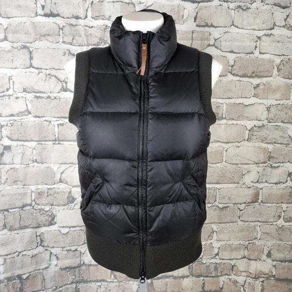 Jacob Connexion Goose Down Puffer Vest Black Size - Picture 3 of 11